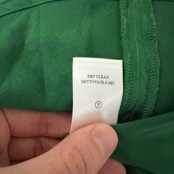 A.L.C. Blakely Cutout Satin Dress Spruce Green - Picture 8 of 11